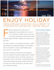 Enjoy Holiday Fireworks Safely